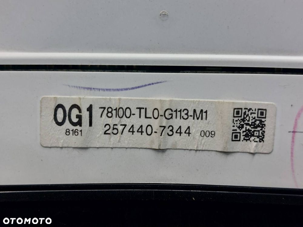 LICZNIK ZEGARY HONDA ACCORD VIII 2.2 D EU 78100-TL0-G113-M1 - 4
