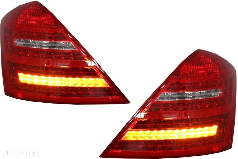 Stopuri LED Facelift compatibil cu Mercedes S-Class W221 (2005-2012) - 2