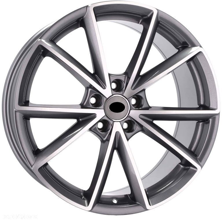 4x Felgi 18 m.in. do AUDI A3 8P 8Y 8V A4 B5 B6 B7 B8 B9 A6 C5 C6 C7 C8 A8 D2 D3 Q3 - BK703 - 8
