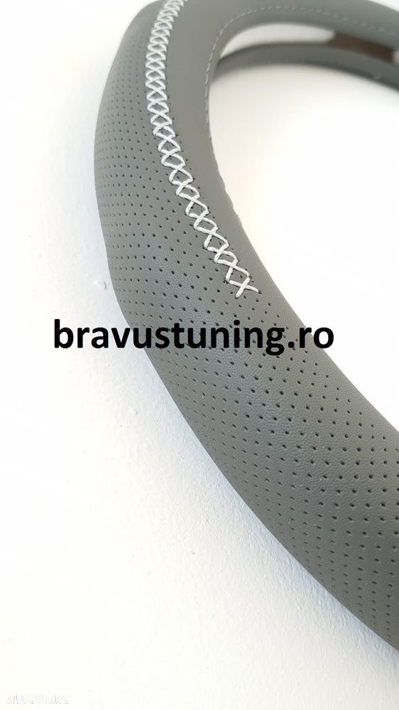 Husa Volan Piele Ecologica perforata - 4