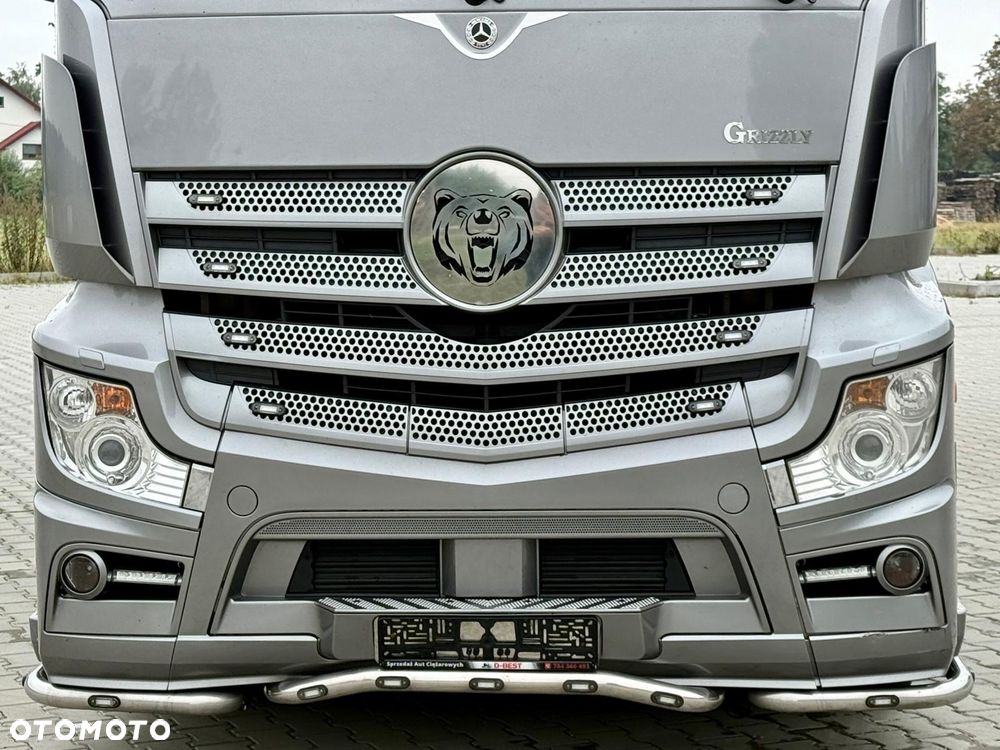 Mercedes-Benz ACTROS 1840 / FIRANKA / 20 EUROPALET / EURO 6 / JEDYNY TAKI / GRIZZLY / SUPER STAN / SERWISOWANY / 2015 ROK / SYPIALKA - 14