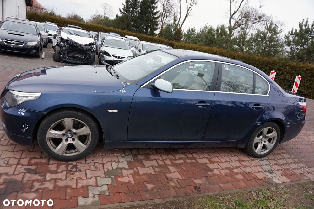 BMW 5 E60 LIFT LCI SEDAN 2009 A76 2.0 D N47D20A 177KM GS6-37DZ NIEBIESKI TIEFSEEBLAU na części - 2