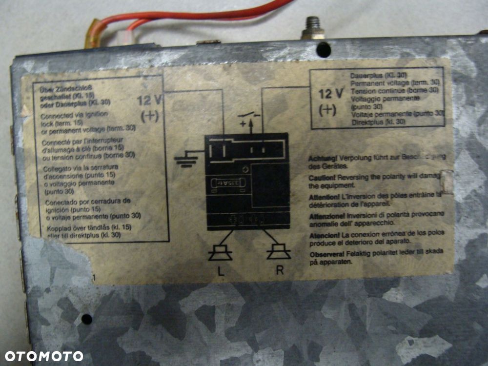 radio oryginał mercedes 124 1987r blaupunkt cambridge sqm 26 - 8