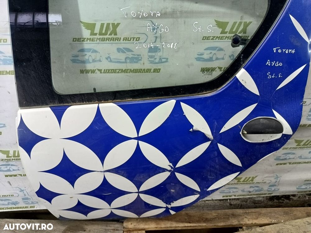 Usa portiera stanga spate Toyota Aygo 2 [2014 - 2020] - 3
