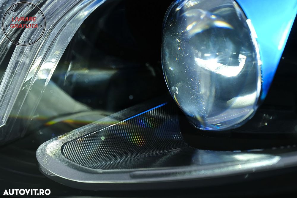 Faruri Full LED Mercedes C-Class W205 S205 (2014-2020) LHD W222 Design- livrare gratuita - 11