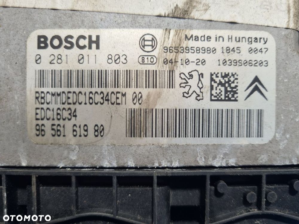 STEROWNIK SILNIKA PEUGEOT 307 - 2