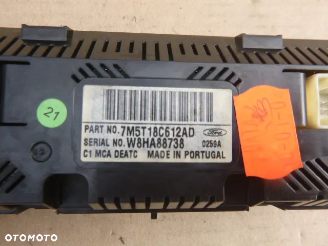 PANEL STEROWANIA NAWIEWEM KLIMATYZACJI FORD FOCUS C-MAX MK1 LIFT 06-10 - 3