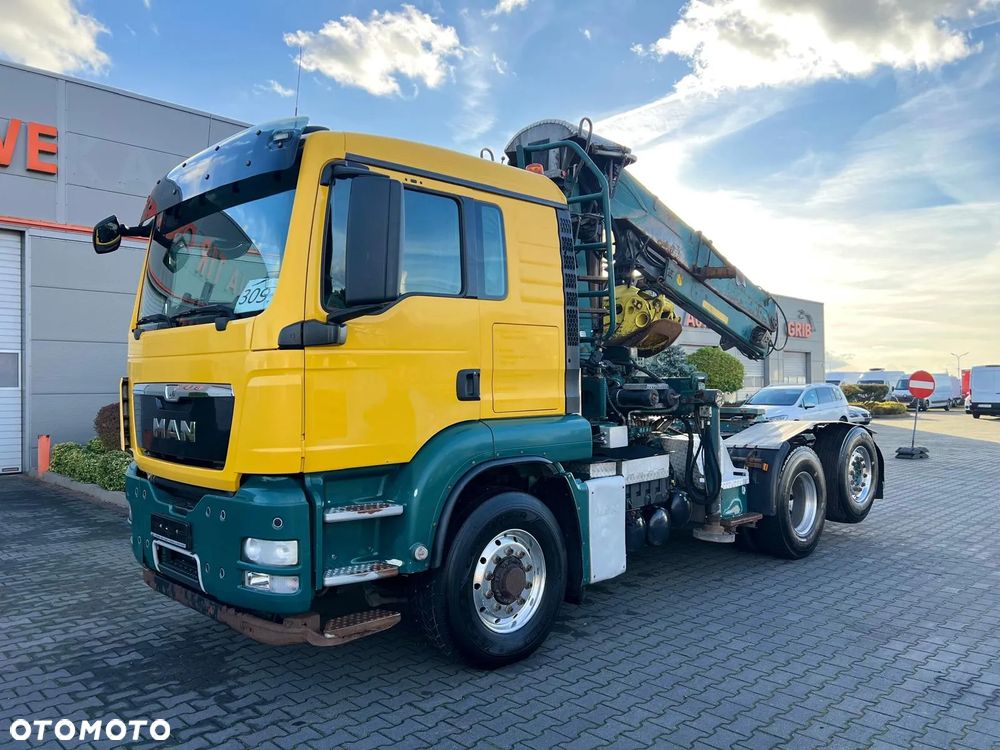 MAN TGS 26.540 6x4/2 4x4 HYDRODRIVE LX CIĄGNIK SIODŁOWY/PRZYCZEPA DO PRZEWOZU DREWNA DŁUŻYCY LOGLIFT F251S83A - 2