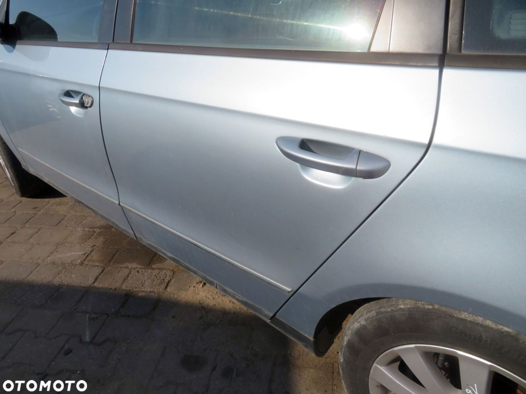 DRZWI TYLNE LEWE PASSAT B6 KOMBI LB5M  SREBRNY VOLKSWAGEN 2005-2010 - 2