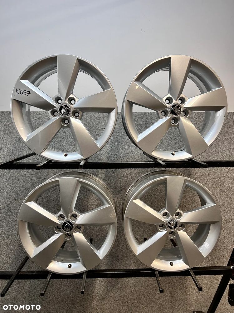 4 FELGI ALU. SKODA FABIA RS, RAPID 17'' 7J ET46 - 1