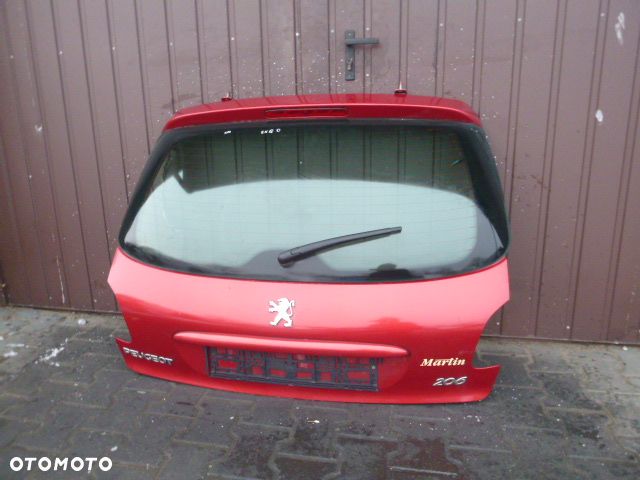 KLAPA TYŁ TYLNA PEUGEOT 206 HB EKQD KOMPLETNA - 2
