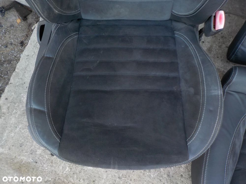 RENAULT LAGUNA III HB  FOTELE KANAPA SKÓRA ALCANTARA BOCZKI - 5