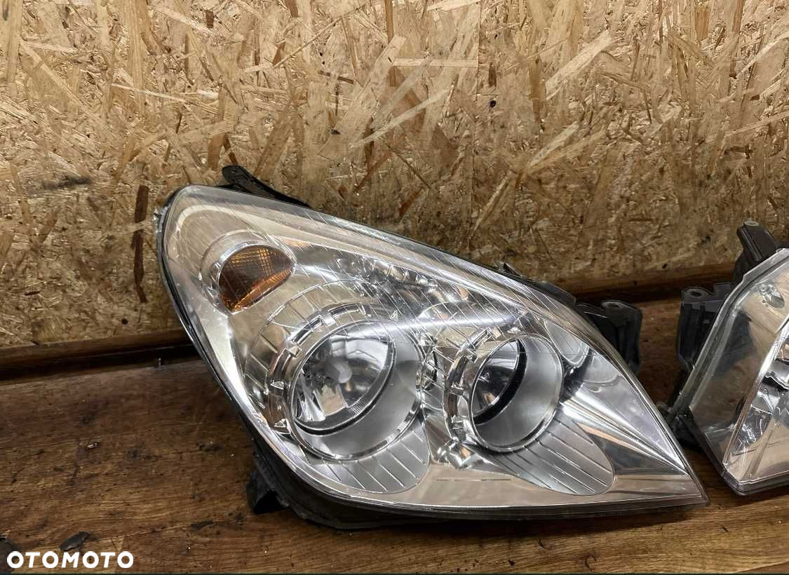 Lampy Lampa Lewa Prawa Opel Astra H lift 04-12.r Europa SZKŁO BDB - 6