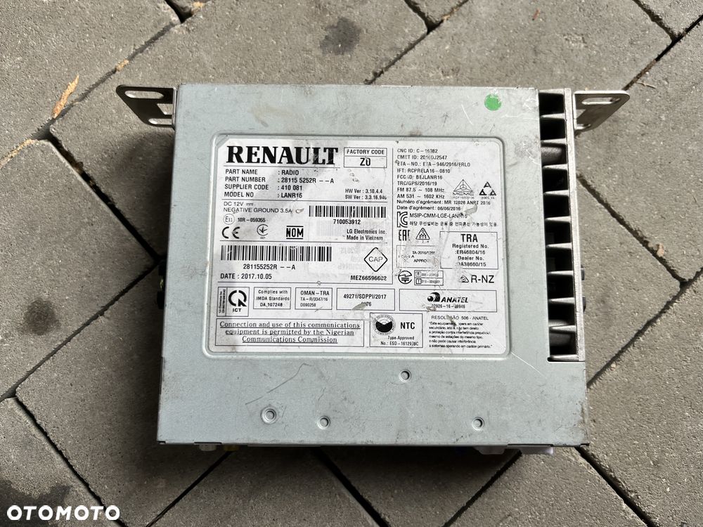 Radio Renault Megane IV - 1