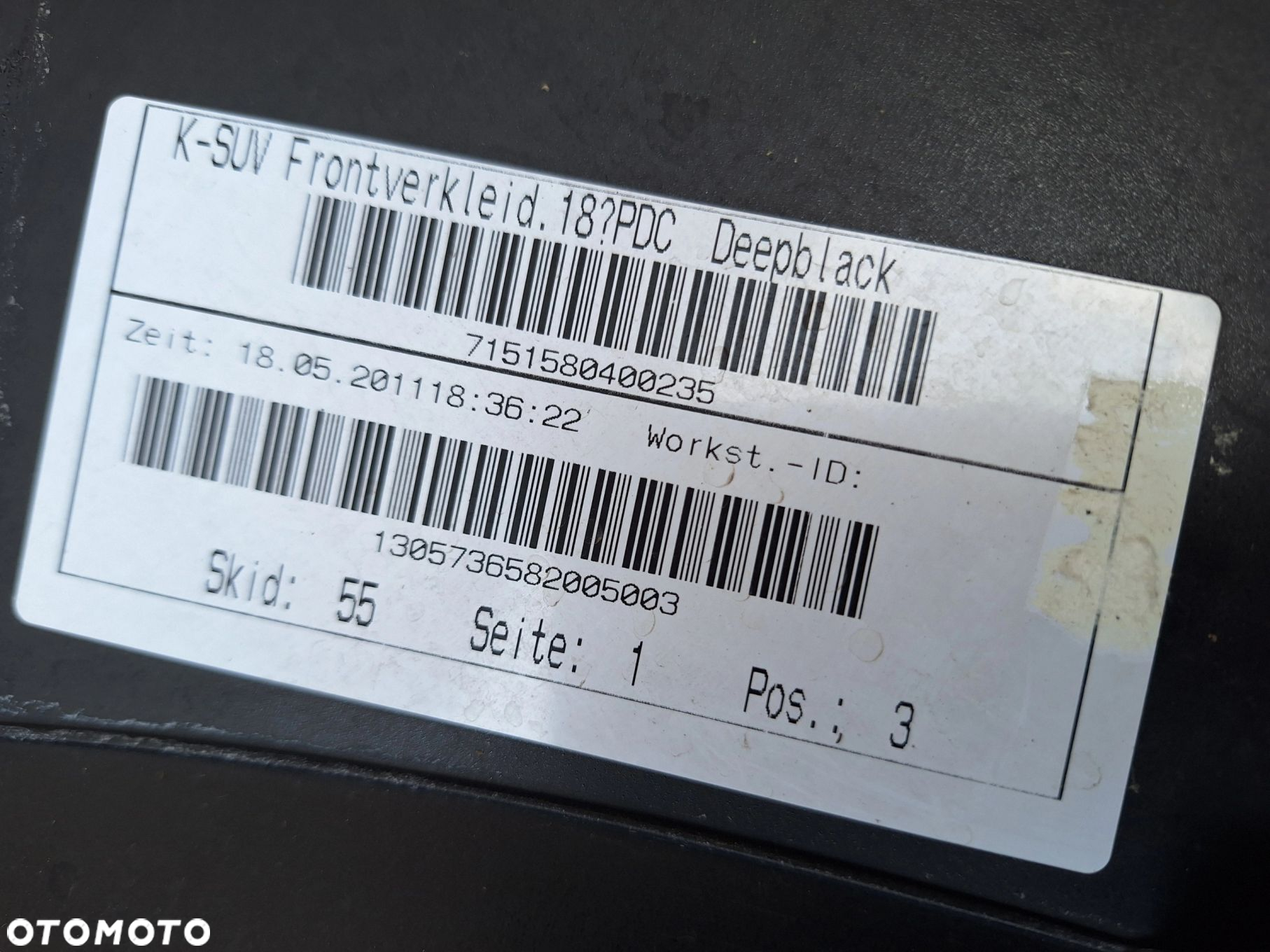 VW TIGUAN I 07-11 5N0 ZDERZAK PRZÓD PRZEDNI ORYG. VW 5N0807221 WYSYŁKA 24H - 16