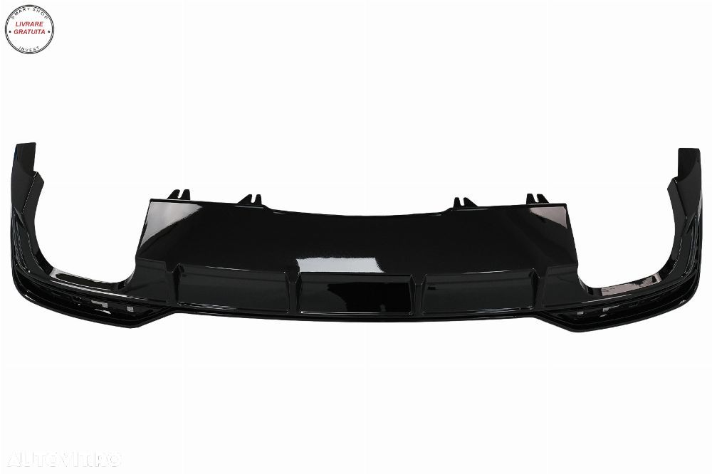 Difuzor Bara Spate Audi A5 F5 Facelift S-Line (2020-) Negru Lucios- livrare gratuita - 8