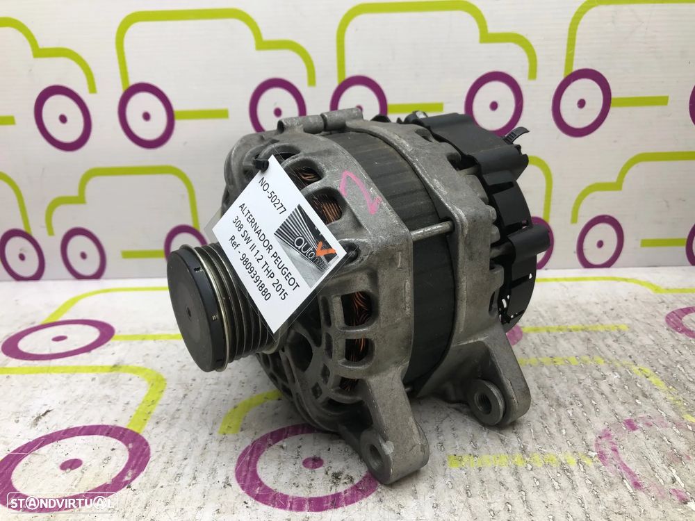 Alternador PEUGEOT 308 II 1.2 THP  Ref - 9809391880 NO-50277 - 1