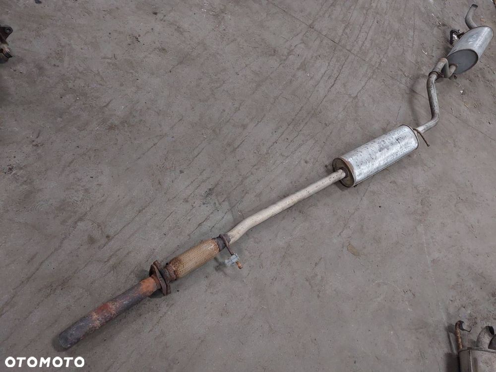 TŁUMIK WYDECH ŚRODKOWY + KOŃCOWY FIAT PUNTO II 1.2 8V - 2