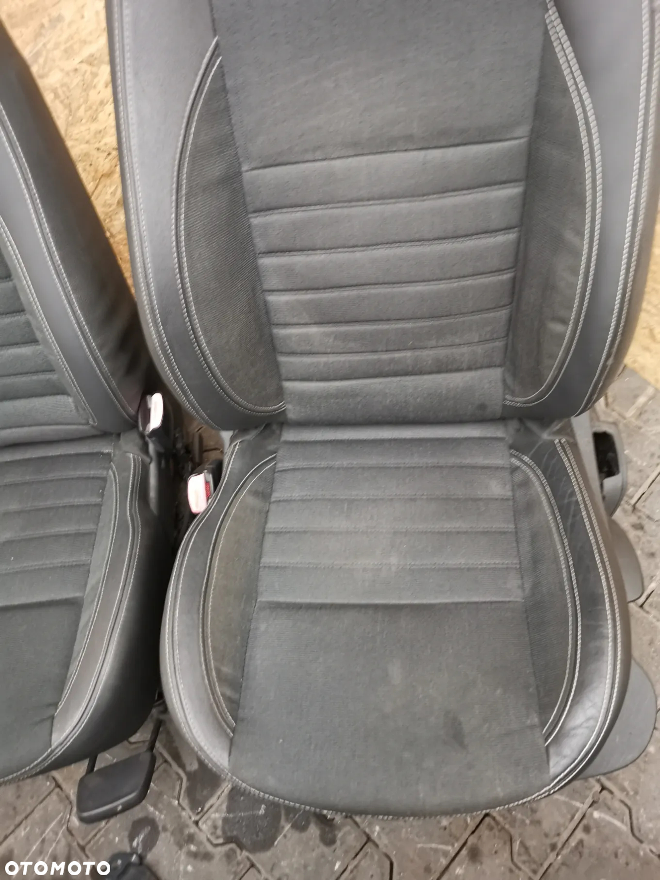 Renault Laguna III Fotele Kanapa Boczki Półskóry - 5