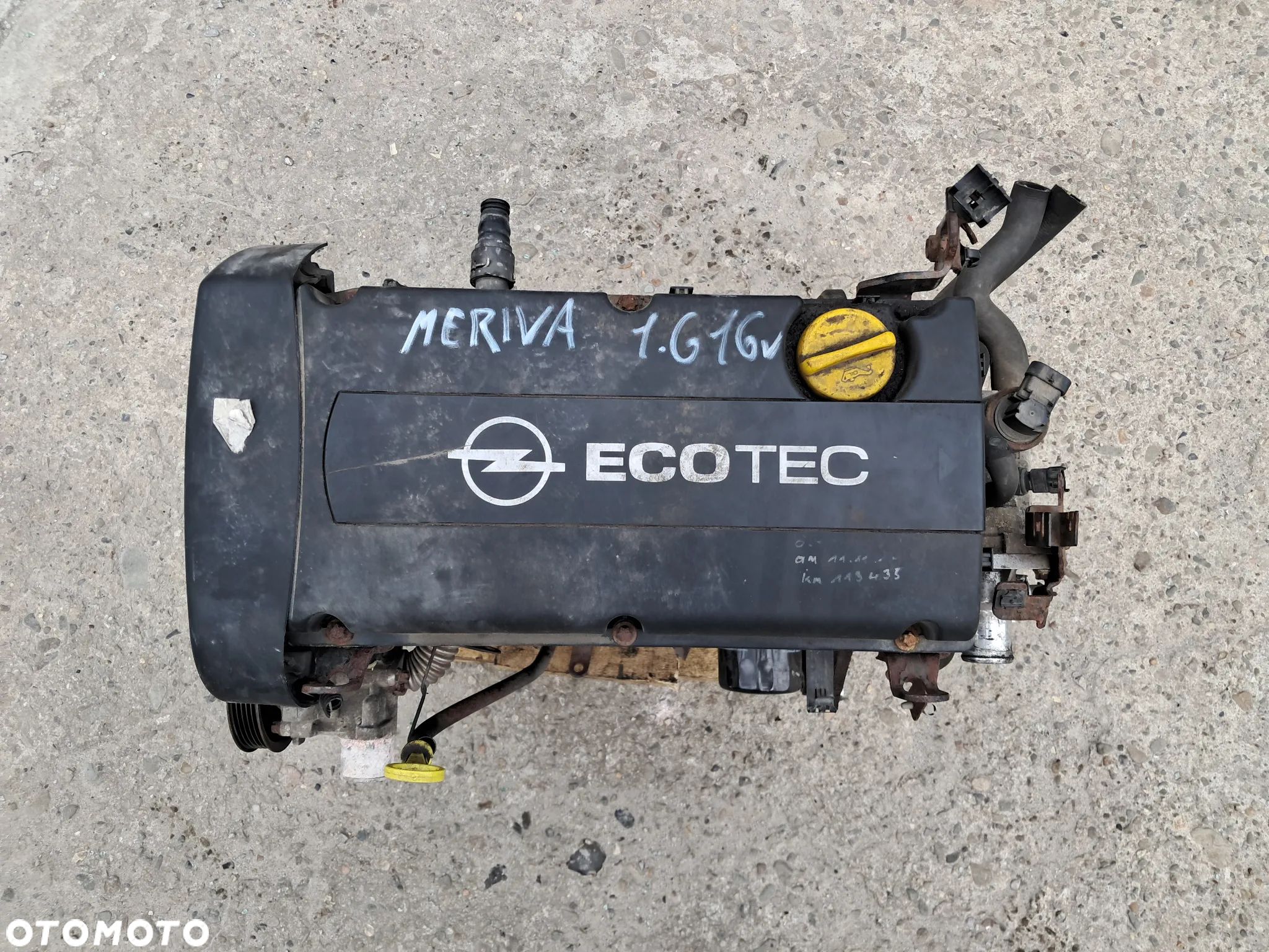 Opel Meriva 1.6 16V Benzyna Silnik słupek - 1