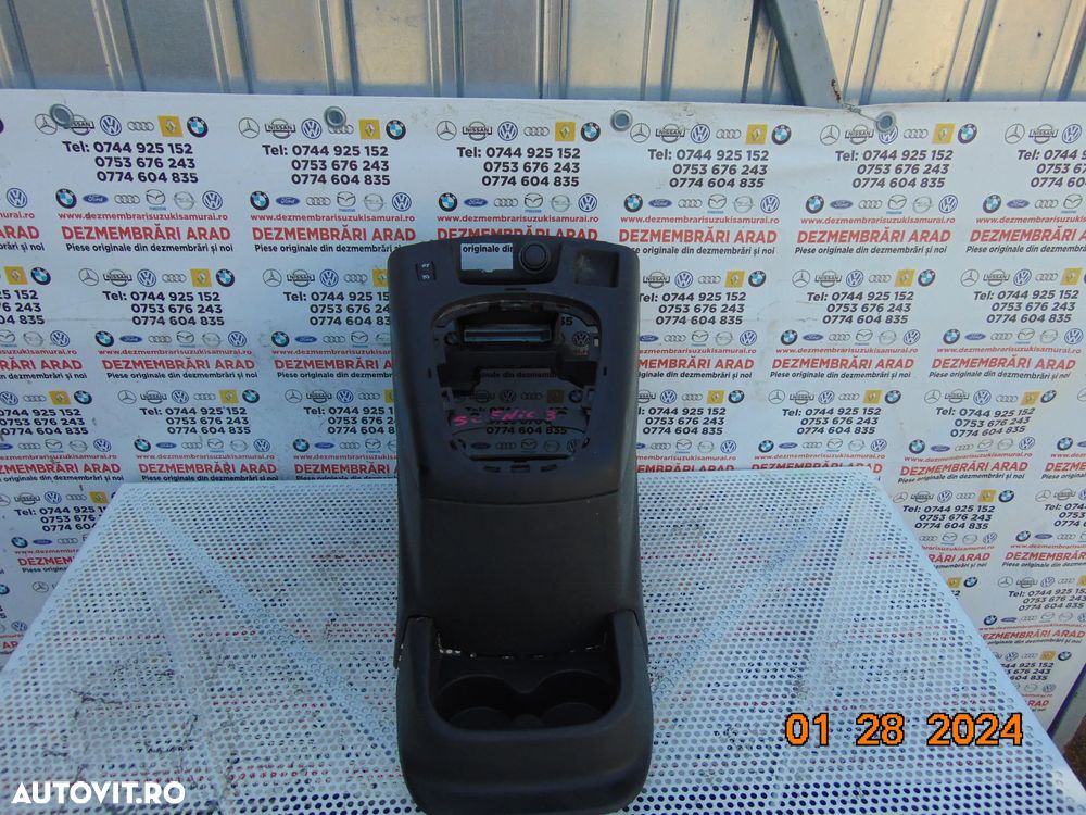 Consola centrala renault scenic 3 2009-2016 grand scenic tunel central - 1