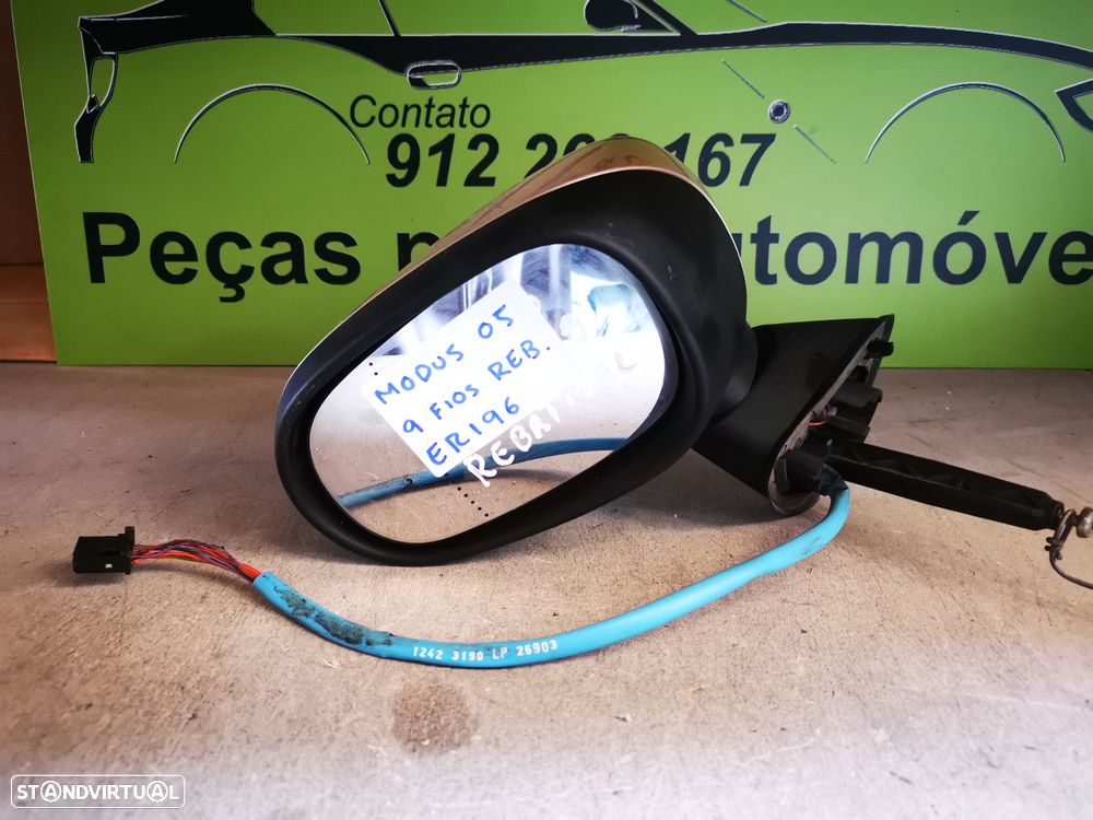 RENAULT MODUS RETROVISOR REBATÍVEL ESQUERDO - ER196 - 3