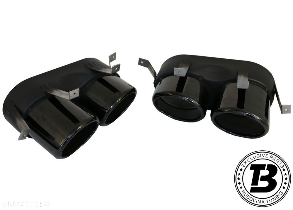 Difuzor Bara Spate cu Ornamente compatibil cu Audi Q5 FY SQ5 Design - 7