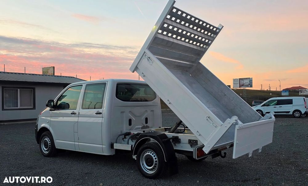 Volkswagen TRANSPORTER face lift 2.0 tdi, 140cp,  186.200 km,           basculabil 3.2t original,  07/2012 (serie 2013).  (factura cu TVA, SEAP , finantare PJ, rate PF - 7
