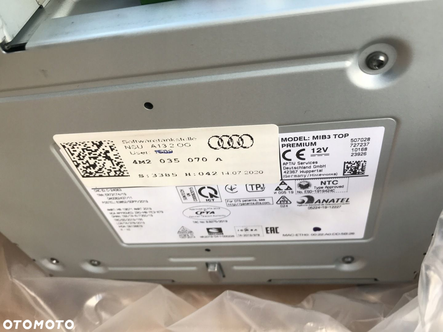 AUDI Q7 Q8 M2 CZYTNIK MULTIMEDIA MMI 4M2035070 - 5