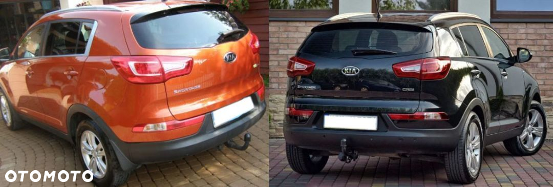 BEZ CIĘCIA ZDERZAKA KIA SPORTAGE 3 III  SOLIDNY HAK HOLOWNICZY + MODUŁ + WIĄZKA + GNIAZDO 13PIN - 12
