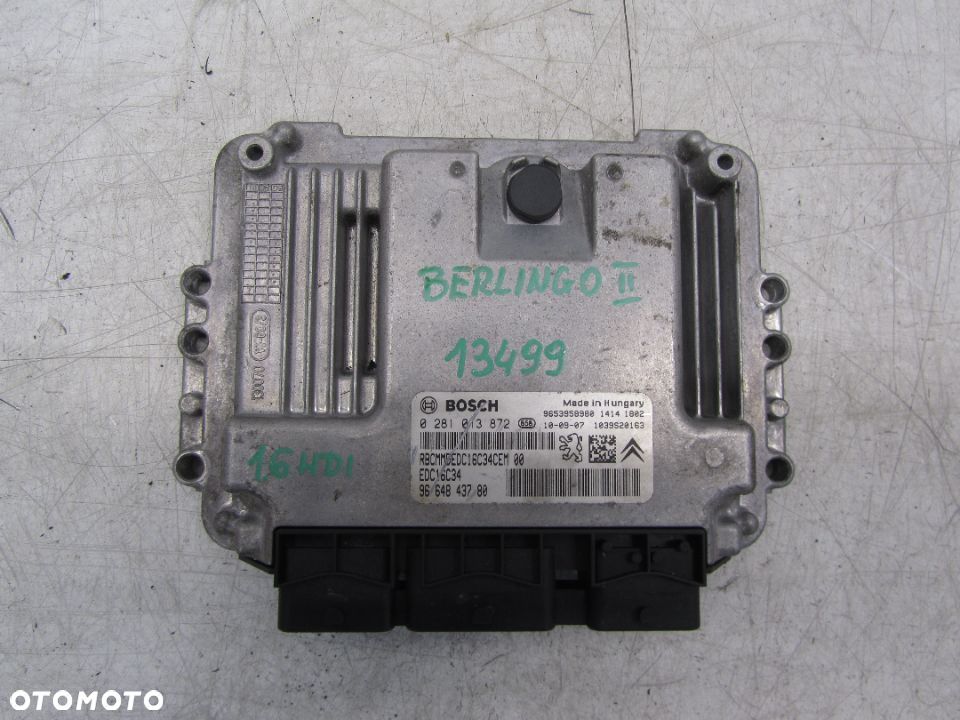 Berlingo-partner II 08- komputer 0281013872 - 1