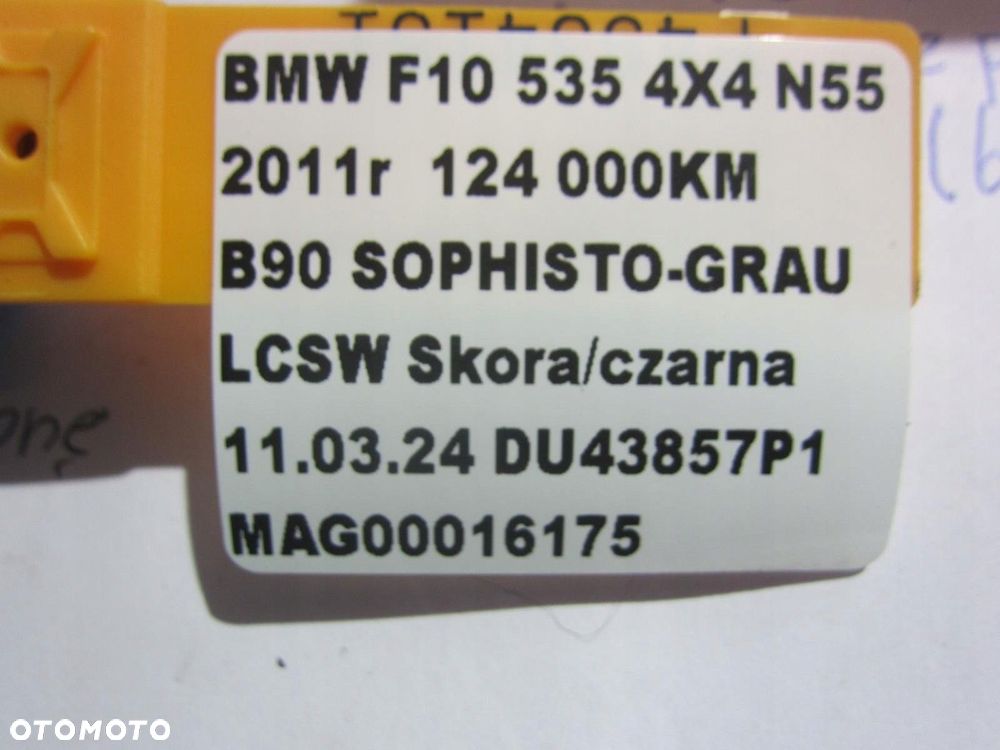 BMW 5 F10 F01 F02 F07 KIEROWNICA SKÓRZANA GRZANA PODGRZEWANA 6790889 - 15