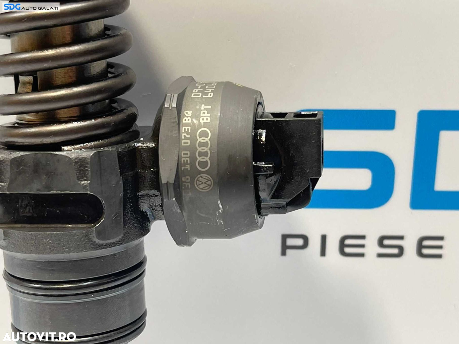 Injector Injectoare Pompa Pompe Diuza Volkswagen Golf 5 2.0 TDI BMM 103KW 140CP 2004 - 2008 Cod 038130073BQ CU 0414720312 [B3991] - 2