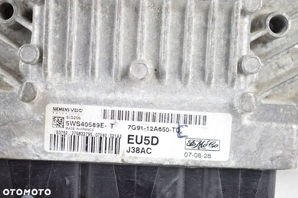 komputer sterownik silnika ford 7g91-12a650-td - 4