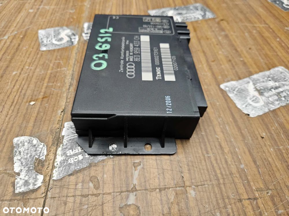 Moduł 8E0959433CH Sterownik Komputer Komfortu Audi A4 B7 Europa - 7