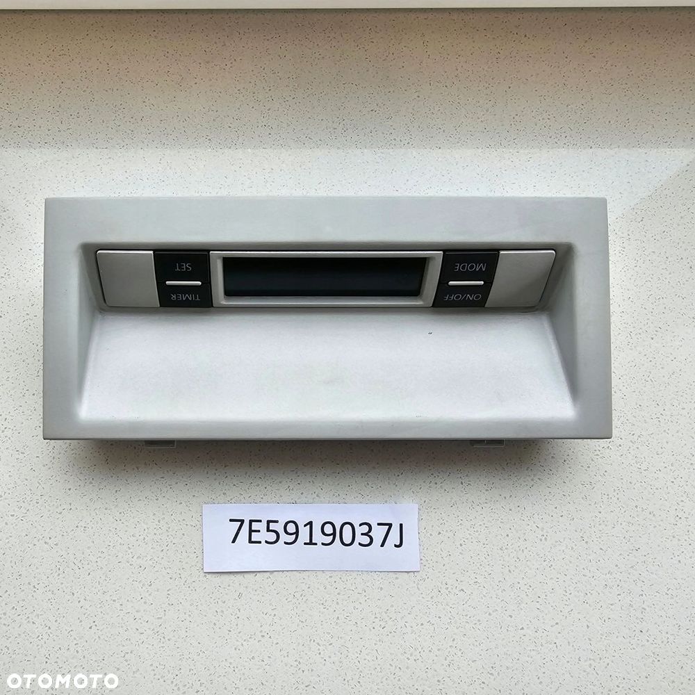 VW T5 LIFT T6 panel sterowania wyświetlacz WEBASTO 7E5919037J - 1