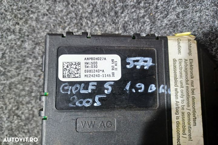 Modul / Calculator coloana de volan 2005 1.9  BKC 1K0953549 Volkswage - 3