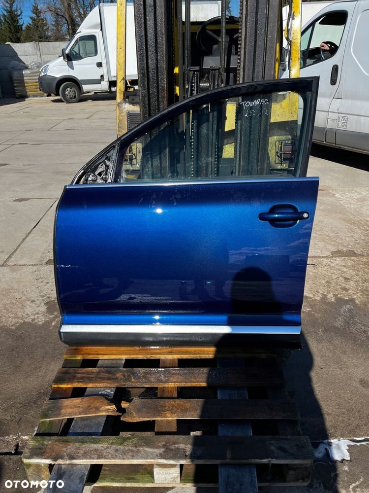 dzrzwi lewy przód vw touareg I 7L lakier LD5Q - 1