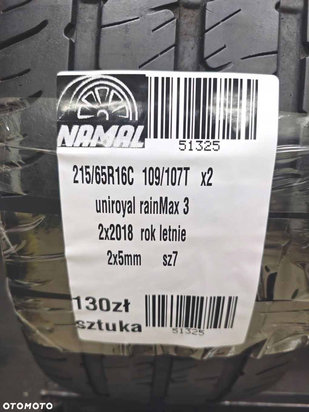215/65r16c uniroyal 2018r opony letnie 5,5mm 51325 - 8