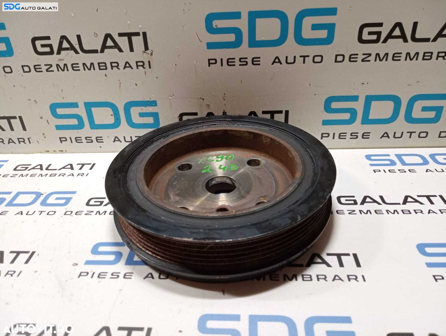 Fulie Curea Vibrochen Arbore Cotit Volvo S60 2.4 D 2000 - 2009 Cod 30731865 [M5193] - 5