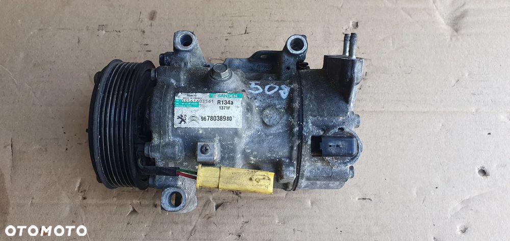 Sprężarka klimatyzacji pompa klimy Peugeot 508 I Lift 1.6 HDI EHDI 9678038980 - 1