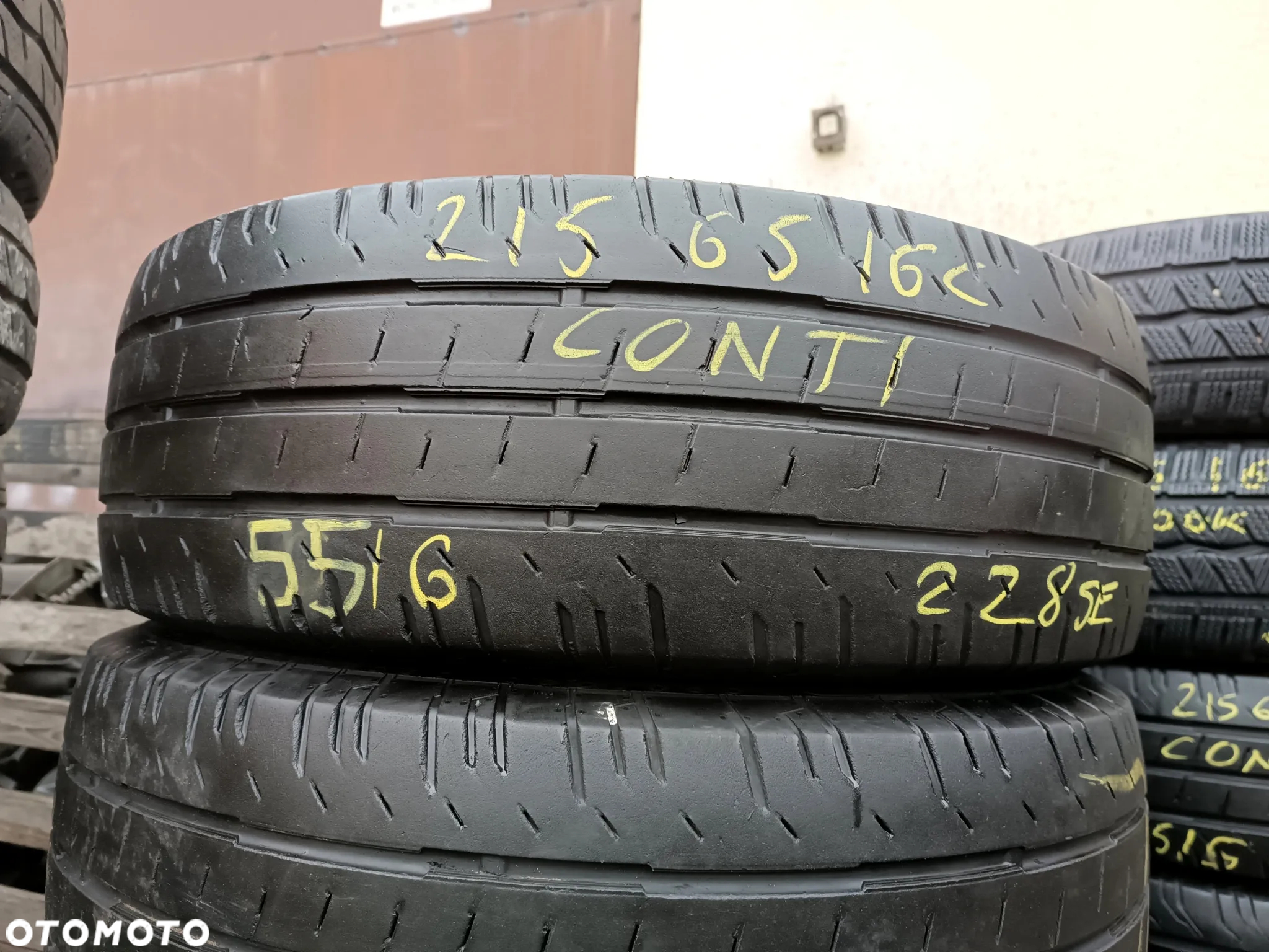 215/65R16C Opony Letnie Lato CONTINENTAL ContiVanContact 200 100 5,5mm Legnica ALU-RAD 215/65 - 2
