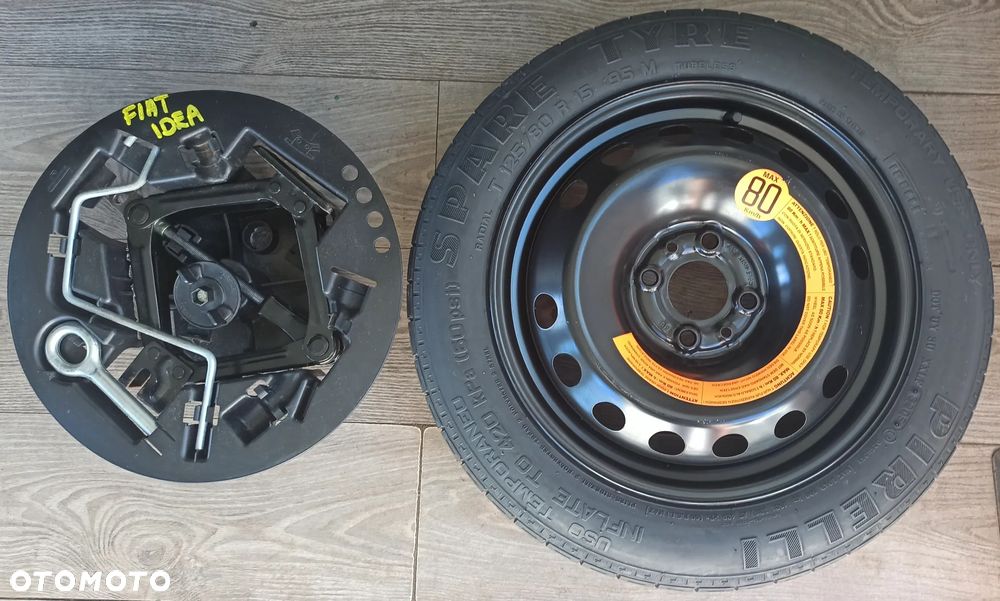 FIAT IDEA KOŁO DOJAZDOWE 15 + WKŁAD - 2