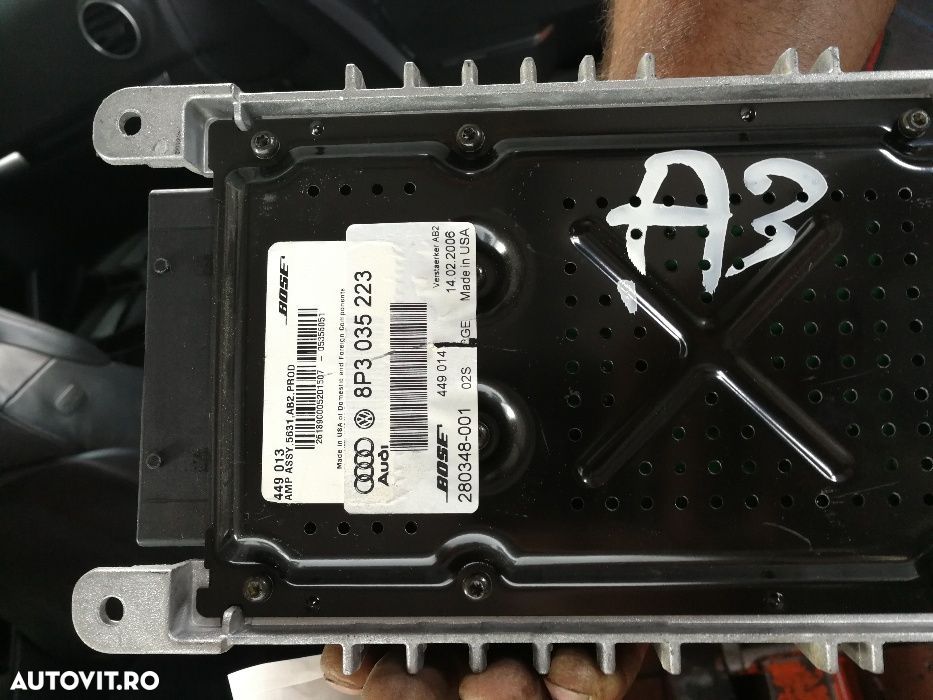 Amplificator BOSE Audi A3 A4 B7 Skoda Octavia Seat Leon 2004-2010 - 1