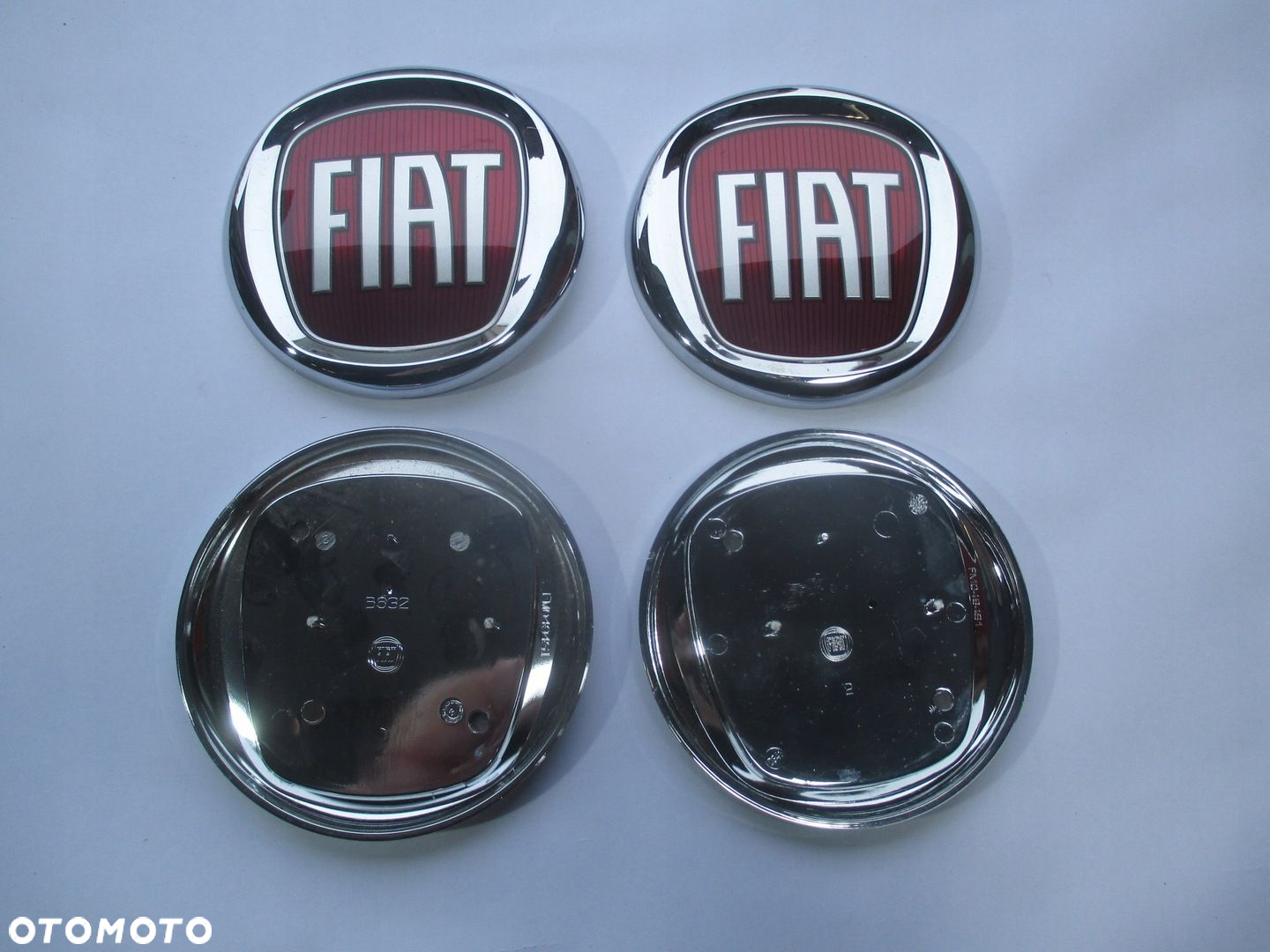 EMBLEMAT ZNACZEK LOGO FIAT DUCATO PRZÓD 120mm 12 cm ORYGINAŁ NOWY - 2