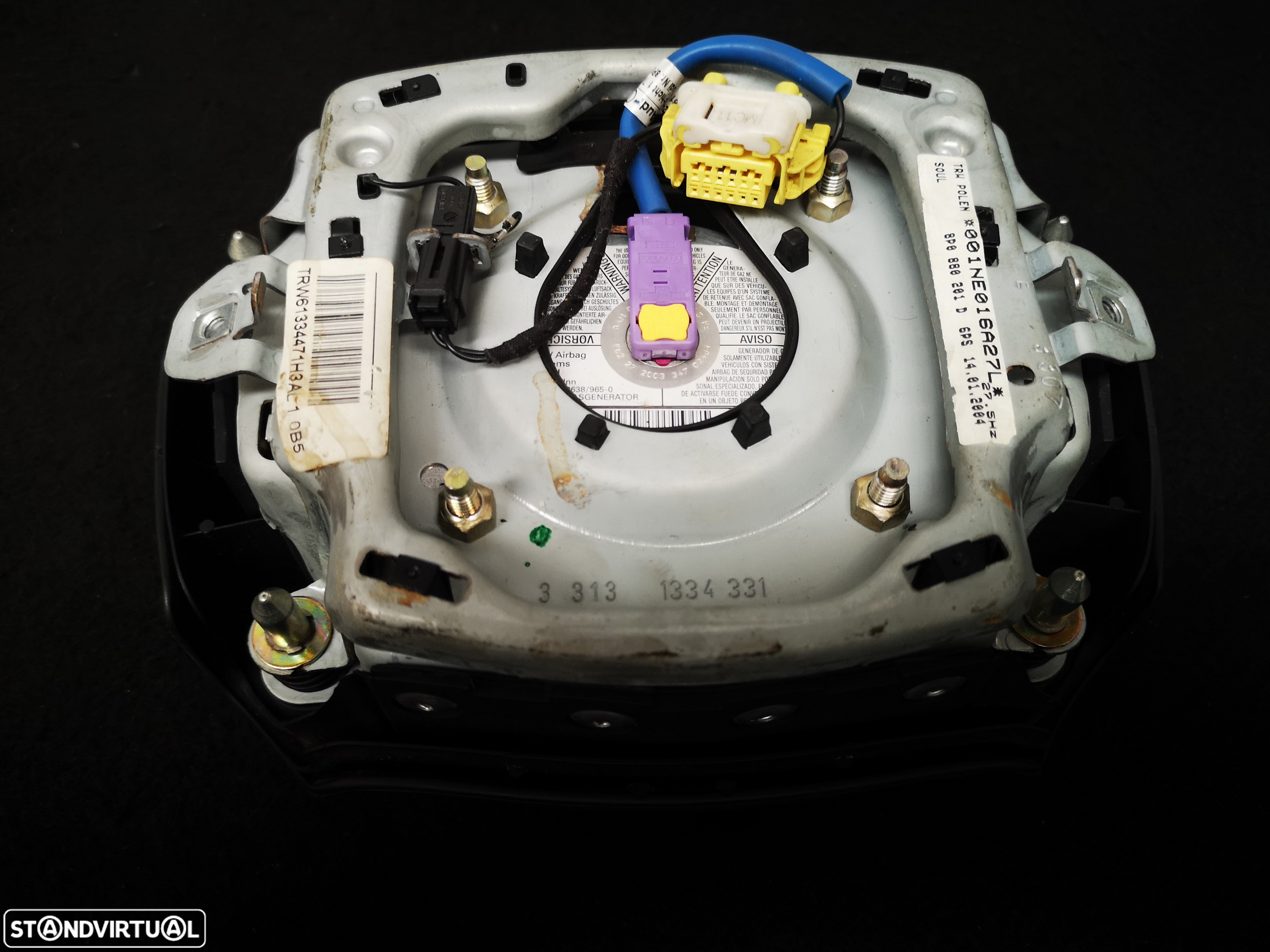 Airbag de volante Audi a3 8p 2004 6PS - 4