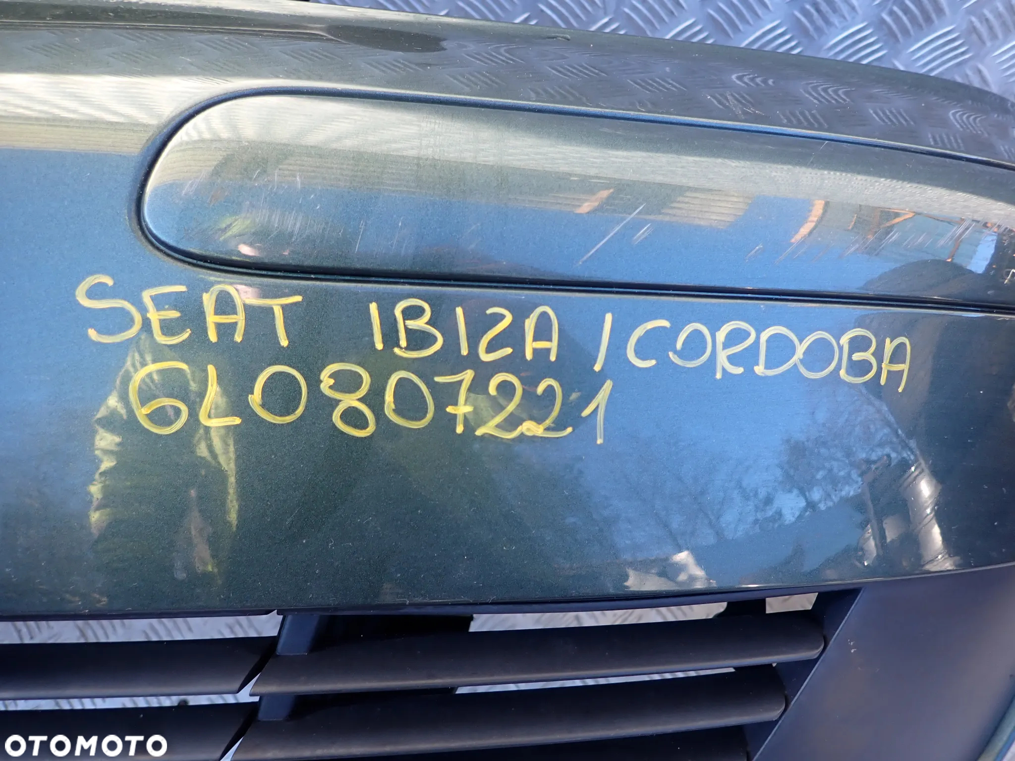 ZDERZAK PRZÓD SEAT IBIZA III KOLOR ZIELONY - 4