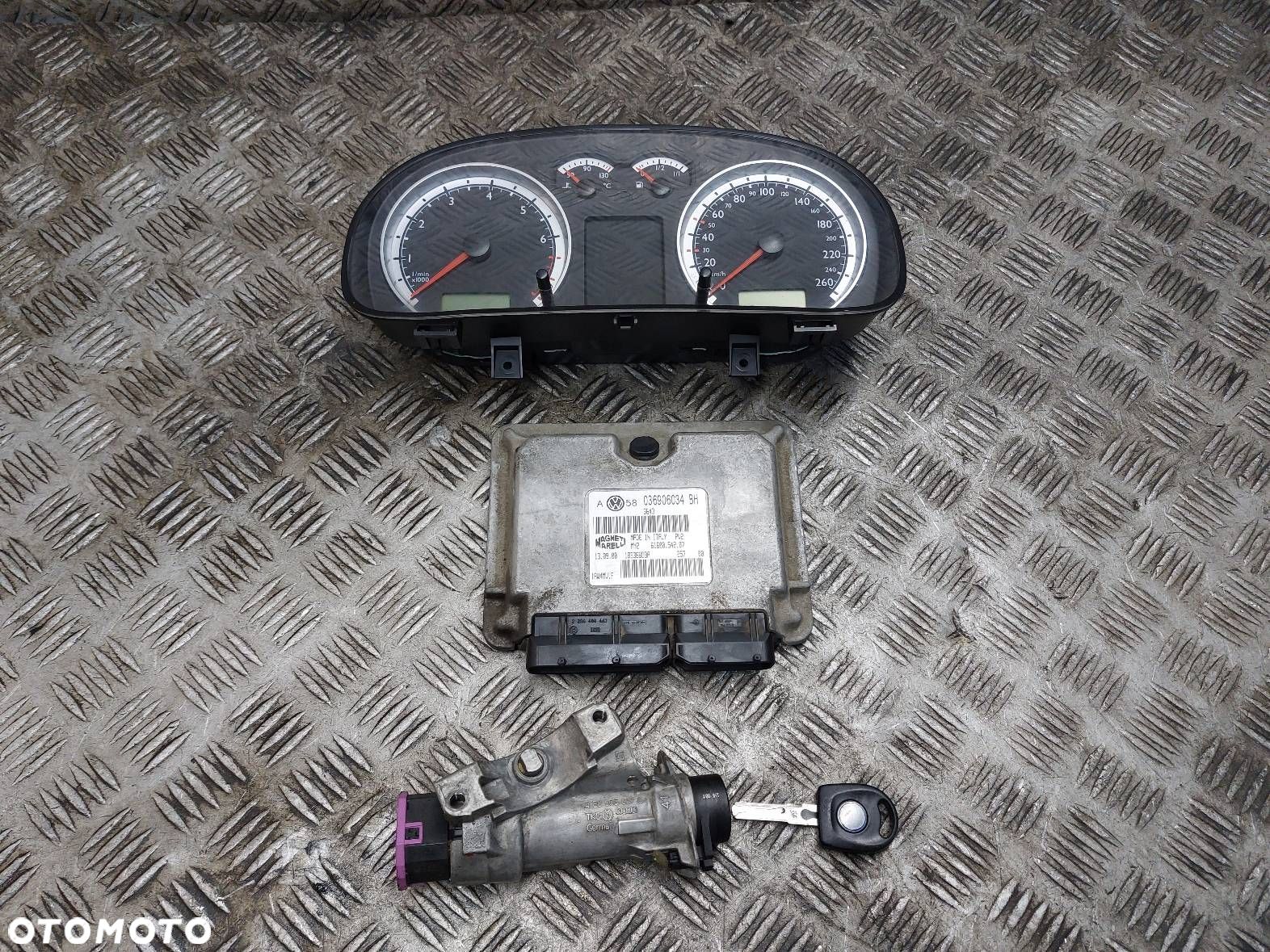 ZESTAW STARTOWY VOLKSWAGEN BORA I 1.6 16V 036906034BH 1J5920805B - 1