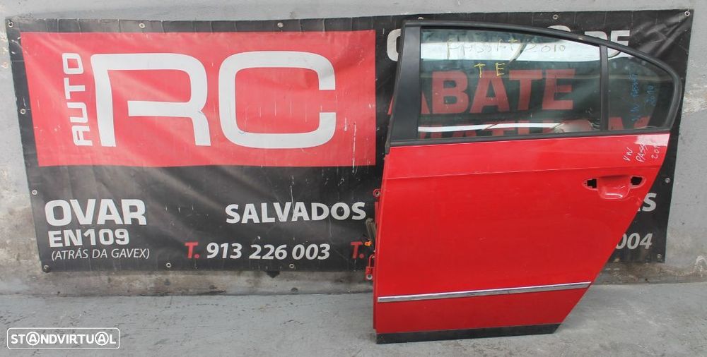 Porta de Trás do Lado Esquerdo Volkswagen Passat de 2010 - 1