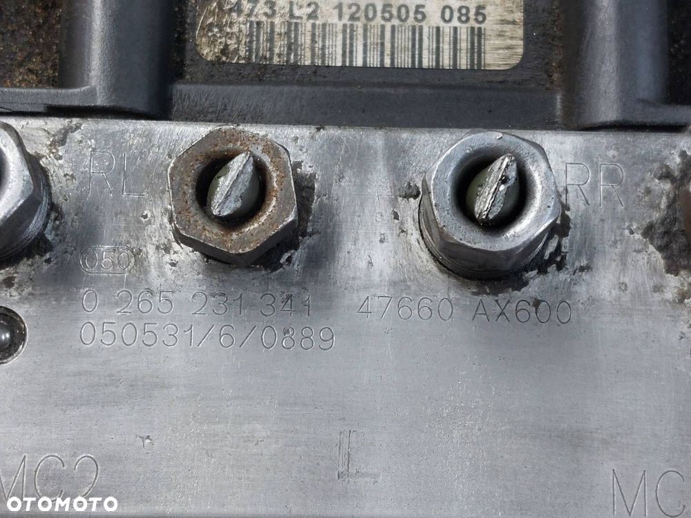 POMPA STEROWNIK ABS NISSAN MICRA K12 47660AX600 0265231341 - 3